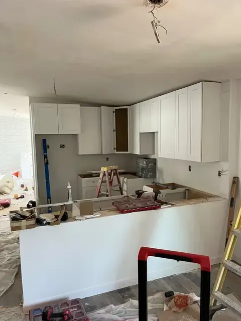 Wet carpet pad pulled below grade in a north Utah County home