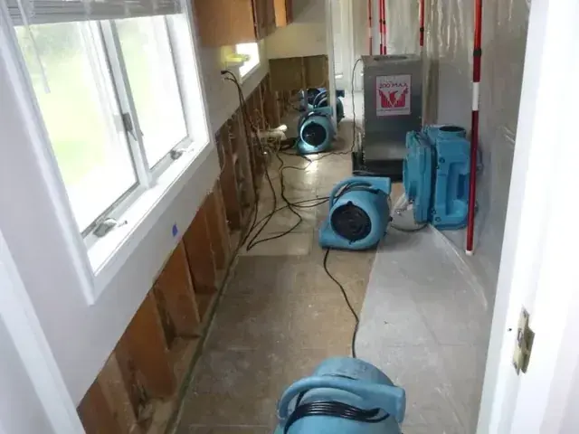 A ceiling opened after an ice-dam leak in a north Utah County home